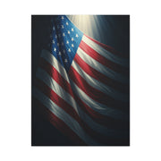 Spotlight American Flag Honor Wall Art & Canvas Prints