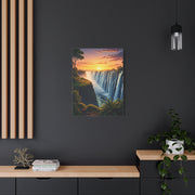 Waterfall at Golden Horizon Wall Art & Canvas Prints