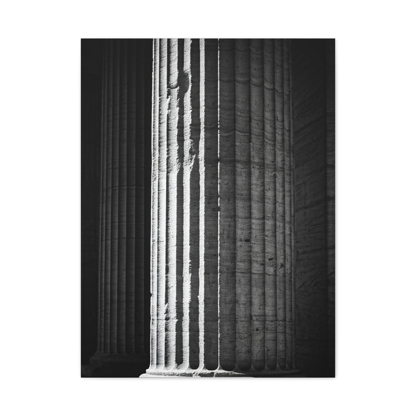 Classical Column Light and Shadow Wall Art & Canvas Prints