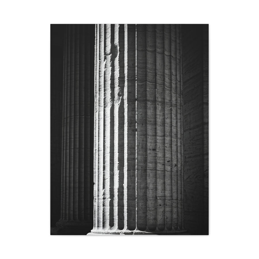 Classical Column Light and Shadow Wall Art & Canvas Prints