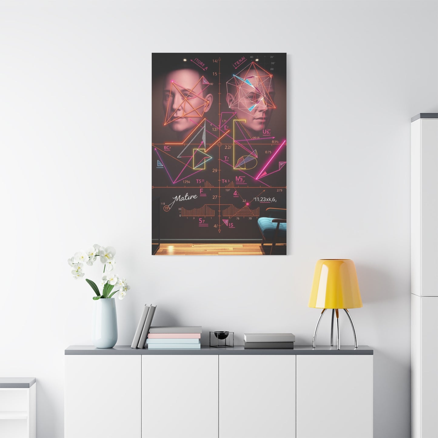 Collection Modern Math Art for Creative Spaces Art Wall Art & Canvas Print
