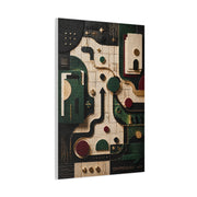 Strategic Pathway Abstract Composition Wall Art & Canvas Print