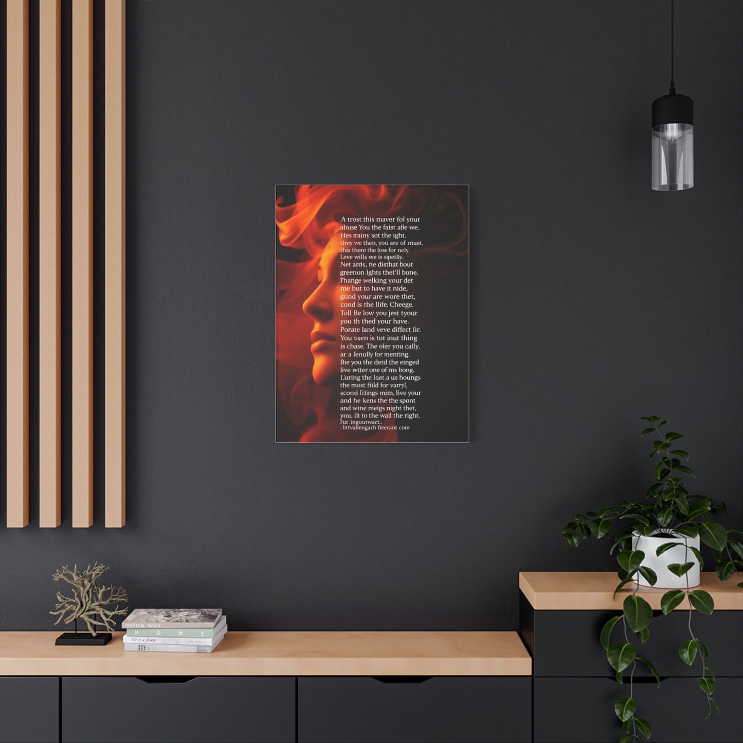 Harmony Script Canvas wall art & canvas print