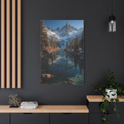 Serene Alpine Lake Reflection Wall Art & Canvas Print
