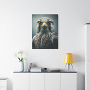 Intense Gaze Hawk Portrait Wall Art & Canvas Prints