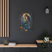 Stained Glass Ocean Siren Wall Art & Canvas Print
