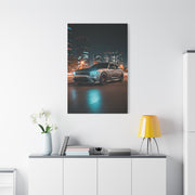 Dodge Charger Hellcat Downtown Night Streets Wall Art & Canvas Prints