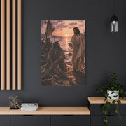 Calling of the Disciples Sunset Shore Wall Art & Canvas Print
