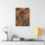 Lion Stalking Through Savannah Grass Wall Art & Canvas Print