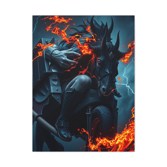 Sable Serenity Painting Wall Art & Canvas Print