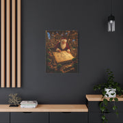 Santa’s Busy Workshop Blueprint Wall Art & Canvas Print