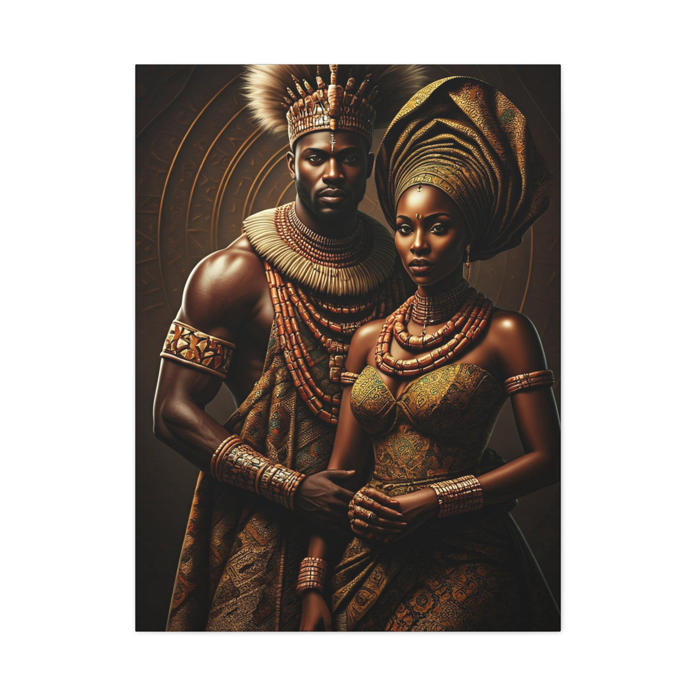 Royal Warrior Couple Legacy Wall Art & Canvas Prints