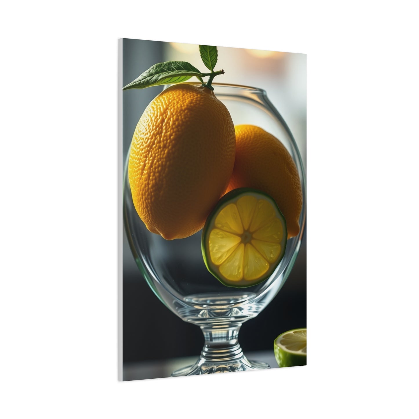 Vision Lemon & Lime Art Art Wall Art & Canvas Print