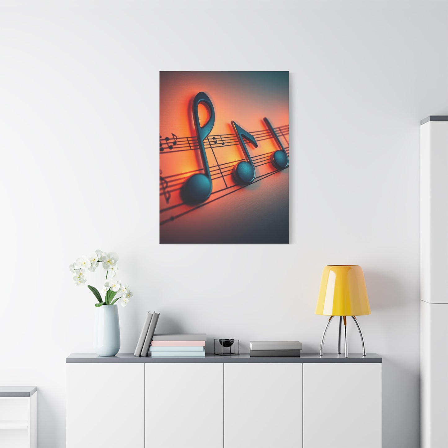 Musical Notes Art Supreme Canvas Wall Art & Canvas Print