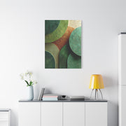Sage Limewash Organic Green Abstract Wall Art & Canvas Print