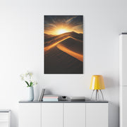 Golden Desert Sunrise Dunes Wall Art & Canvas Prints