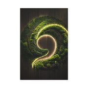 Moss Innovation Spiral Biophilic Wall Art & Canvas Print