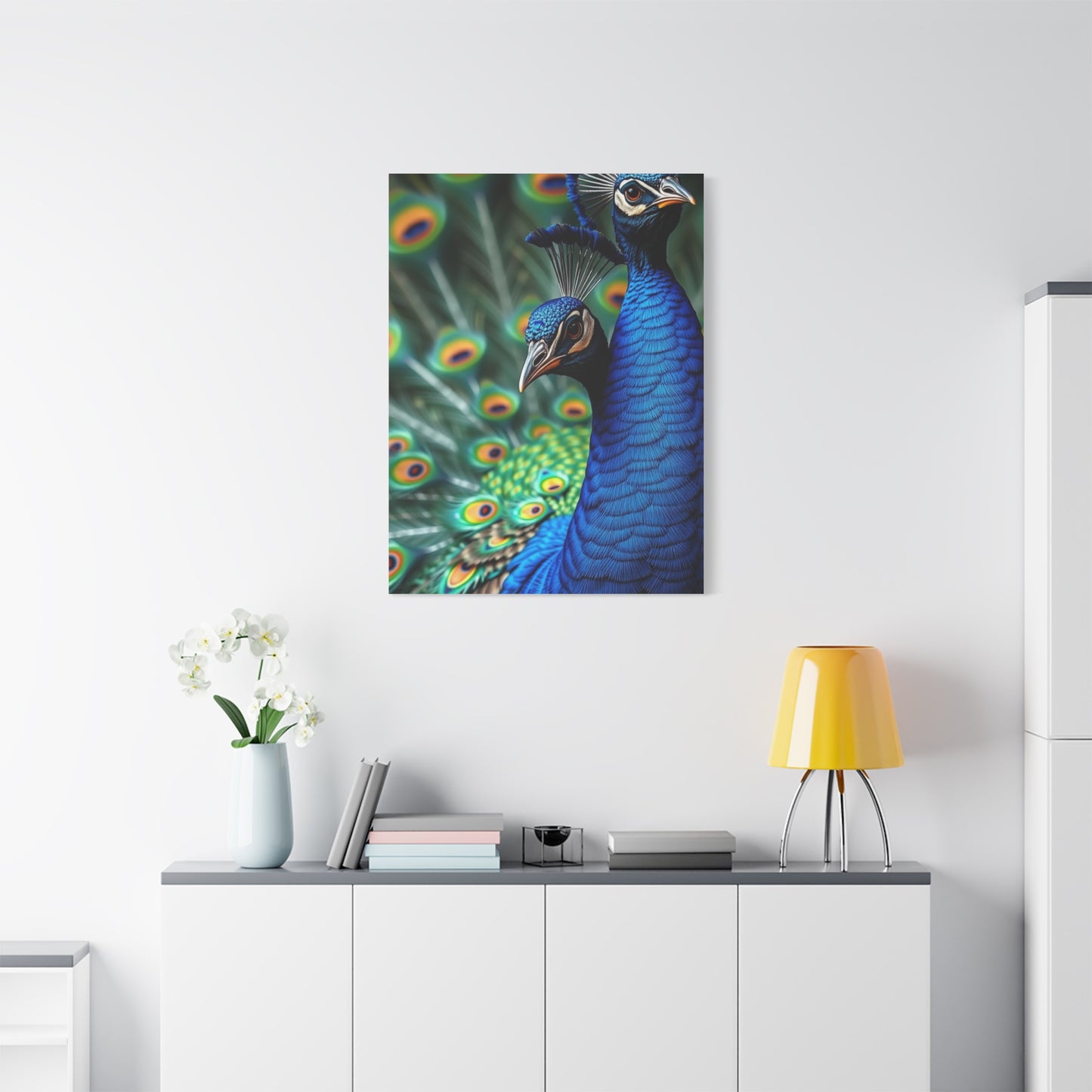 Vision Peacock Art Art Wall Art & Canvas Print