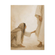 Healing Faith Touch Scripture Wall Art & Canvas Print
