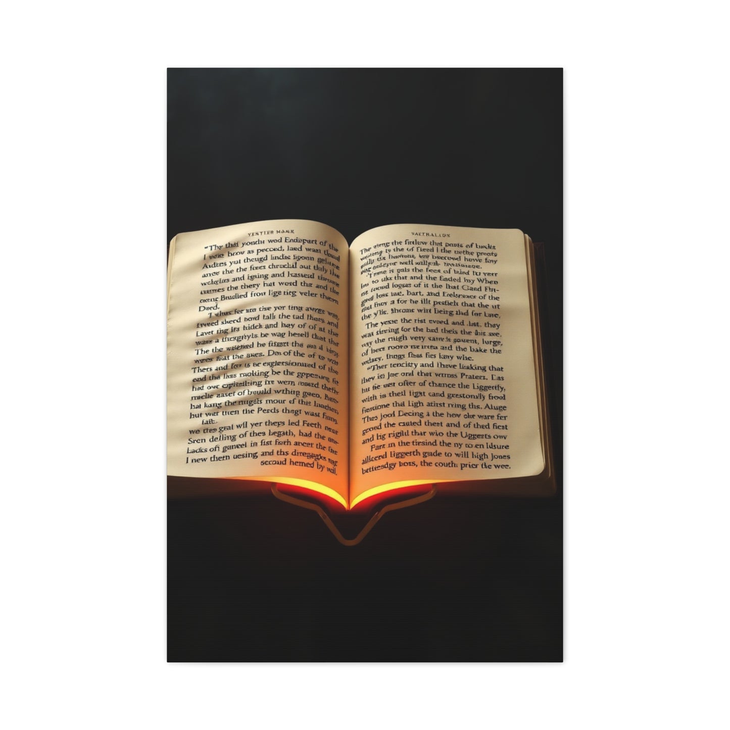 Ethereal Scripture Tableau Wall Art & Canvas Print