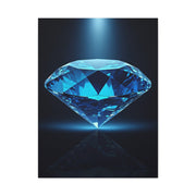 Blue Diamond Reflection Wall Art & Canvas Prints