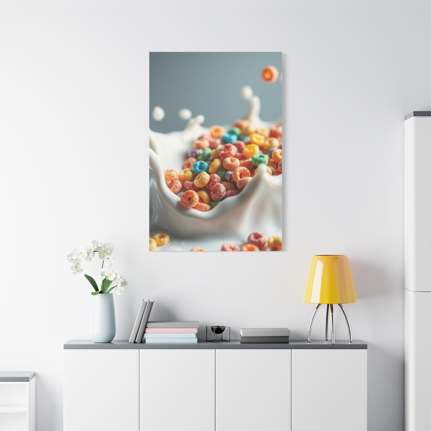 Gourmet Milk Cascade Canvas Wall Art & Canvas Print