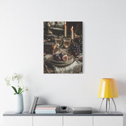 After-Dinner Wine and Fig Table Wall Art & Canvas Print
