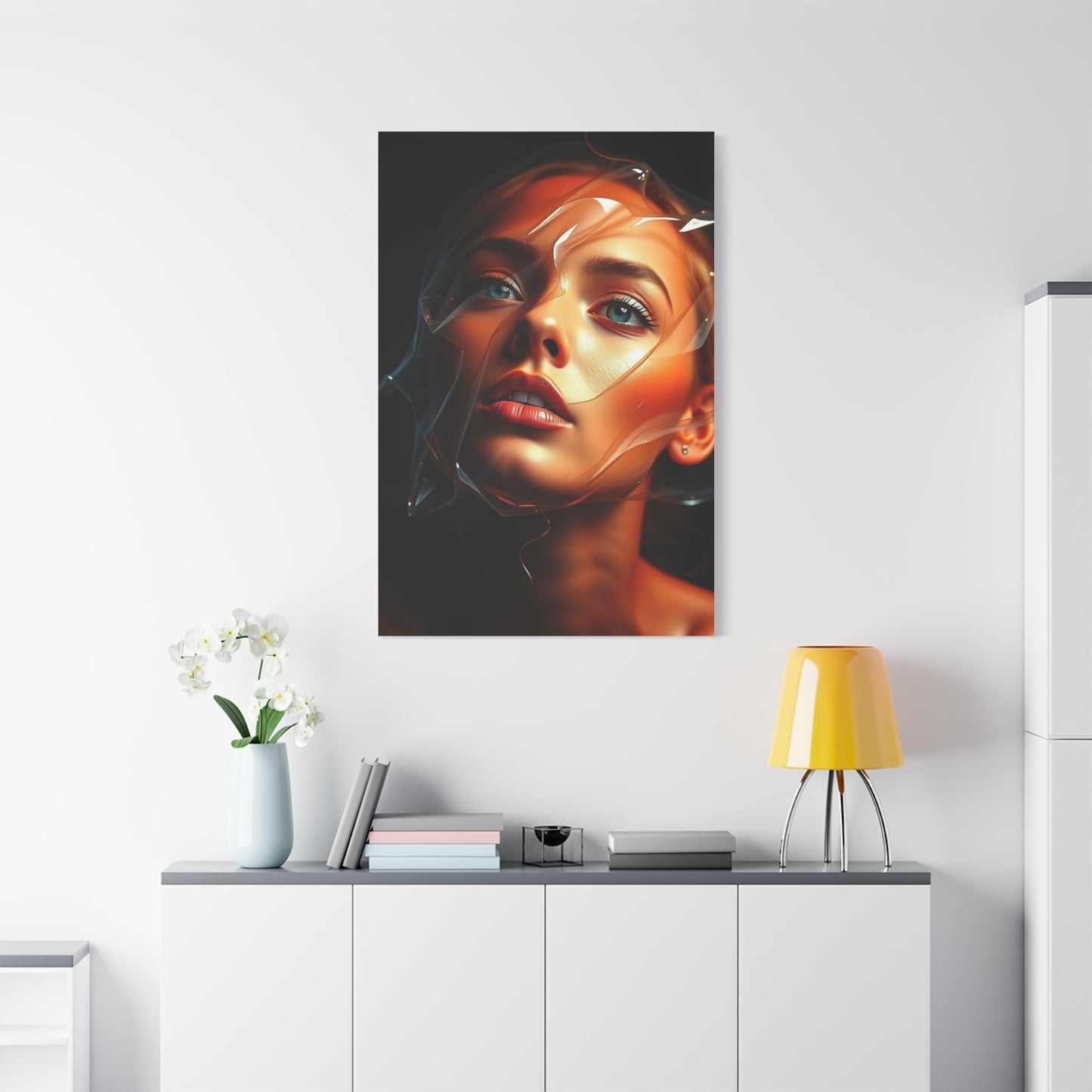 Elite Pop of Orange Art Vision Wall Art & Canvas Print