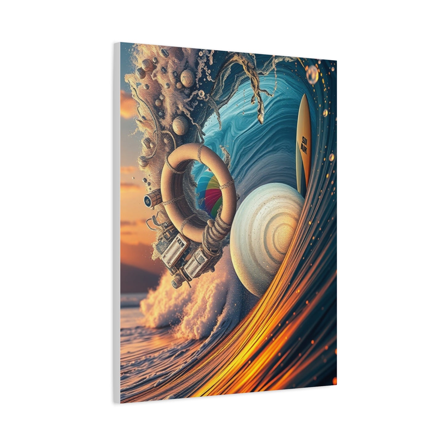 Coastal Opulence Canvas Wall Art & Canvas Print
