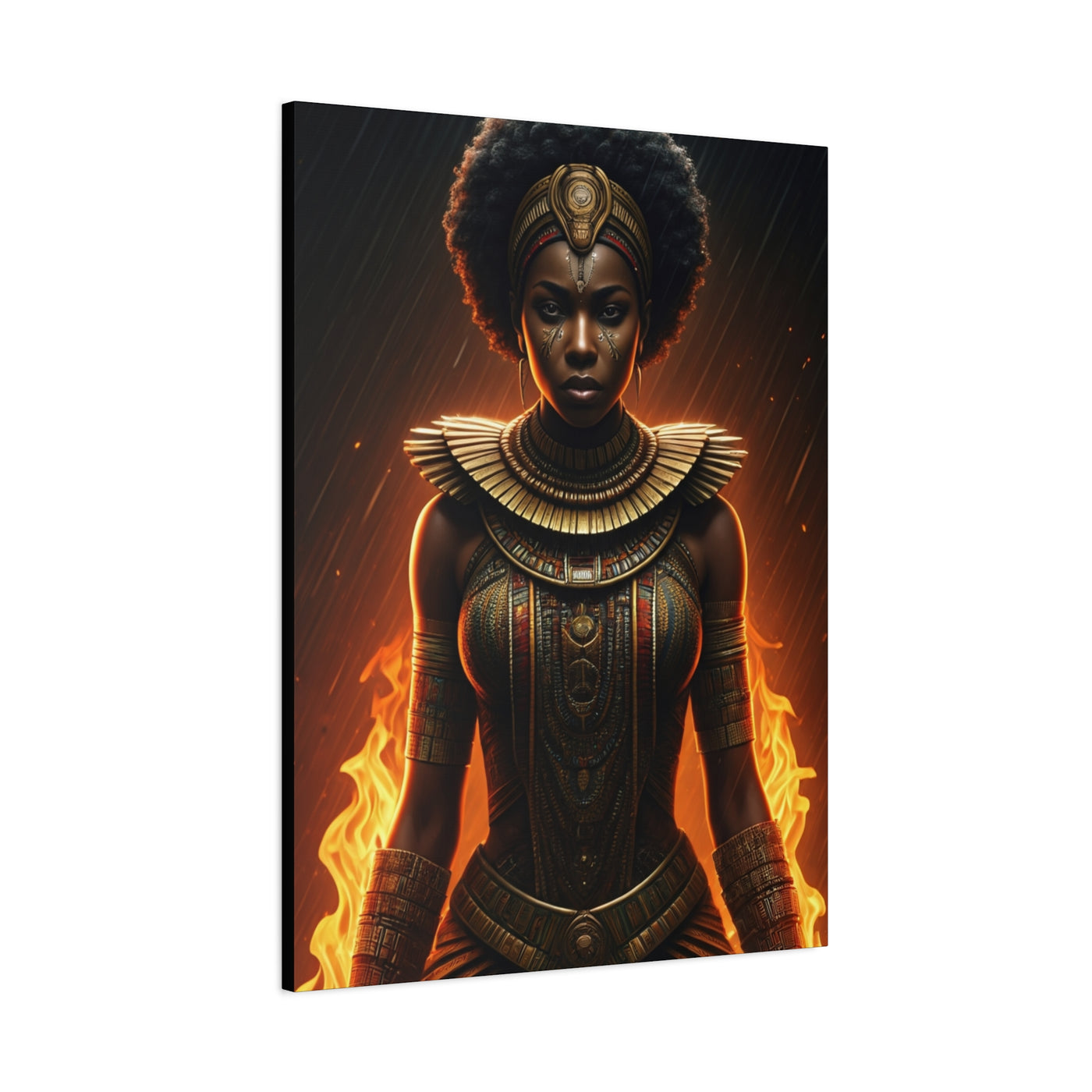 Flame Crown Warrior Queen Wall Art & Canvas Prints