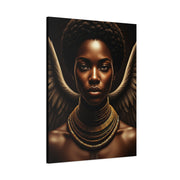Celestial Queen with Golden Wings Wall Art & Canvas Prints