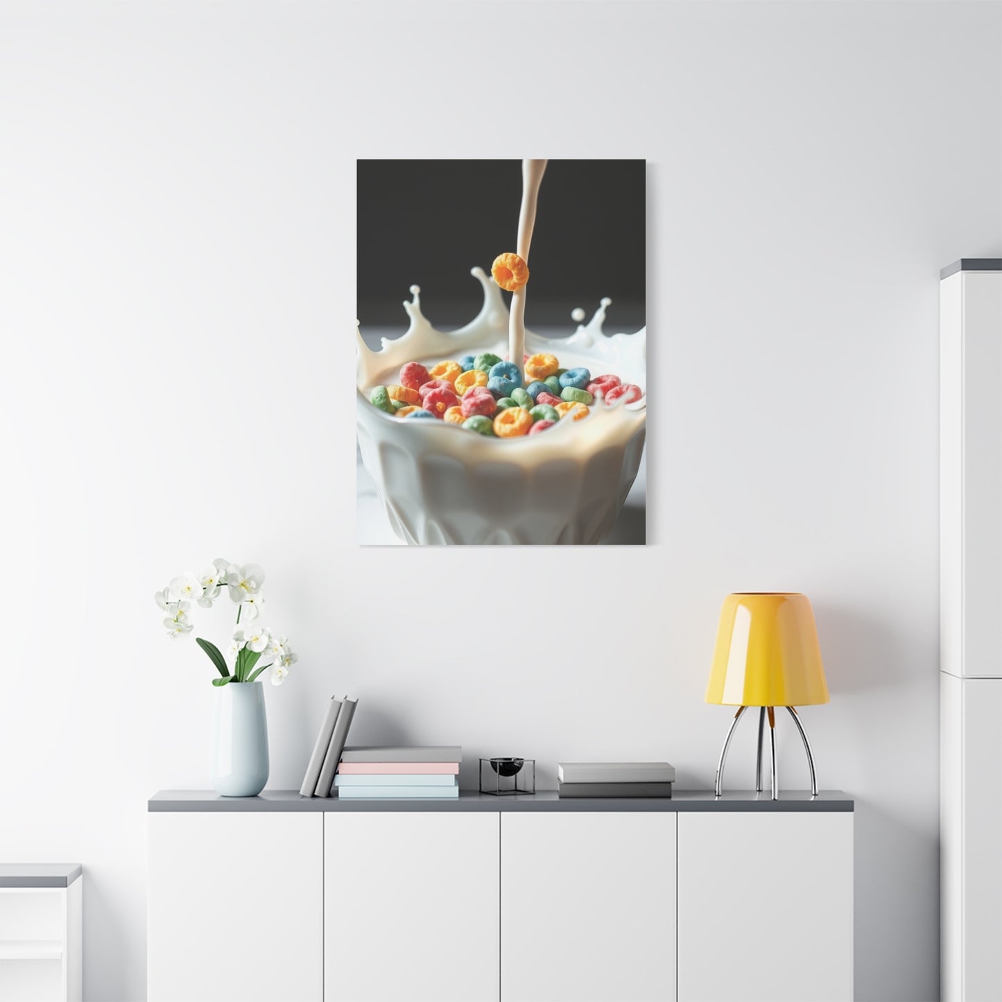 Gastronomic Milk Splendor Art Wall Art & Canvas Print