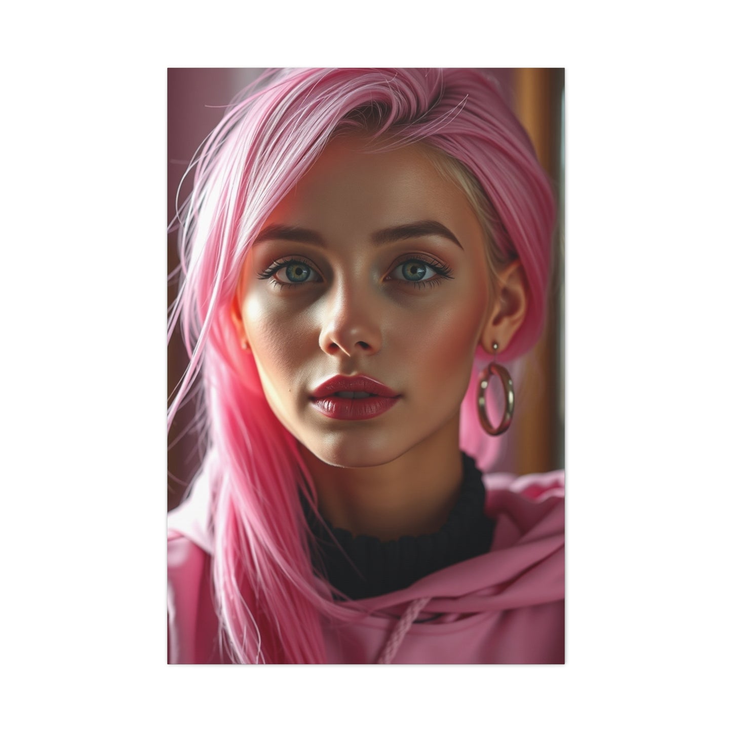 Magenta Harmony Wall Artwork Wall Art & Canvas Print