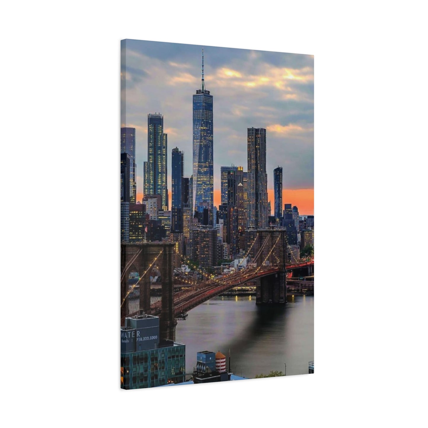 Cloudy NYC Skyline Wall Art & Canvas Prints