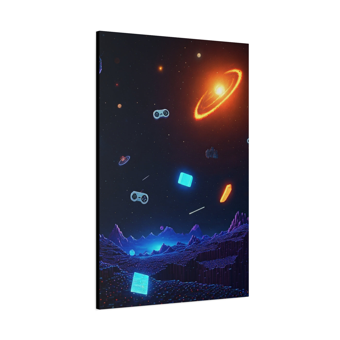 Cosmic Gaming Universe Wall Art & Canvas Prints