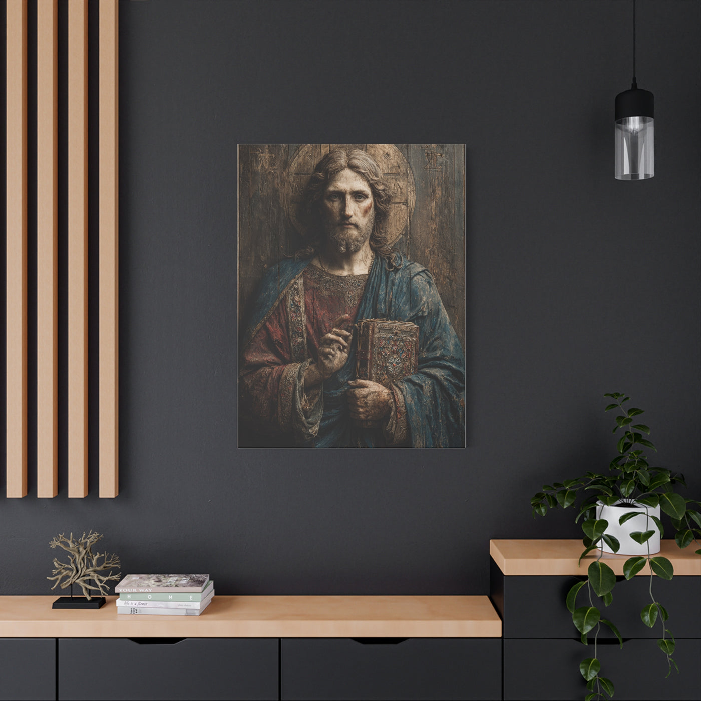 Sacred Icon of Christ Eternal Presence Wall Art & Canvas Print