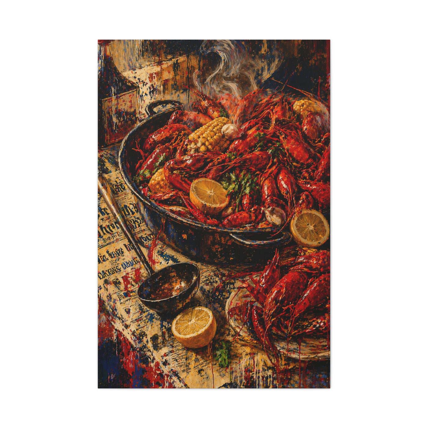 Crawfish Boil Fine Art Composition Wall Art & Canvas Print