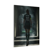 Soccer Captain Tunnel Sports Wall Art & Canvas Print