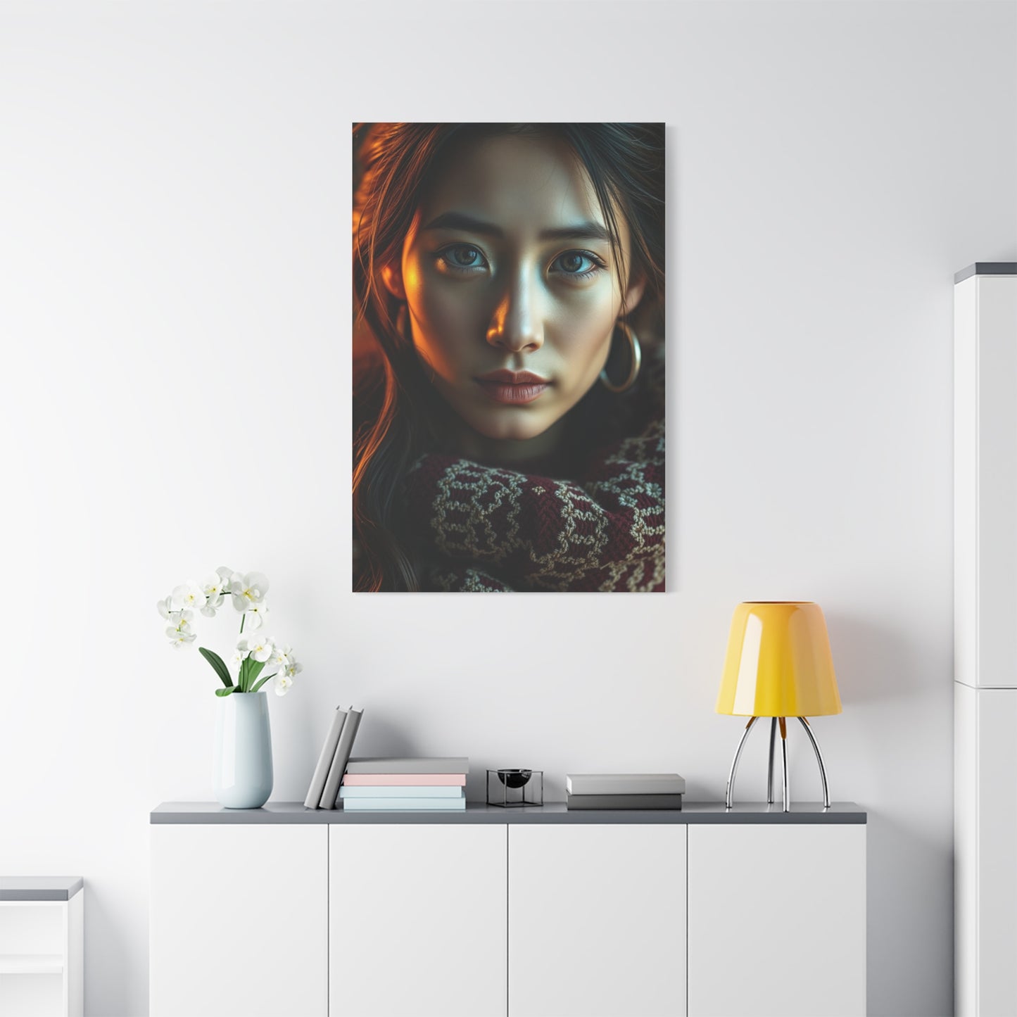 Saffron Brilliance Panel Wall Art & Canvas Print