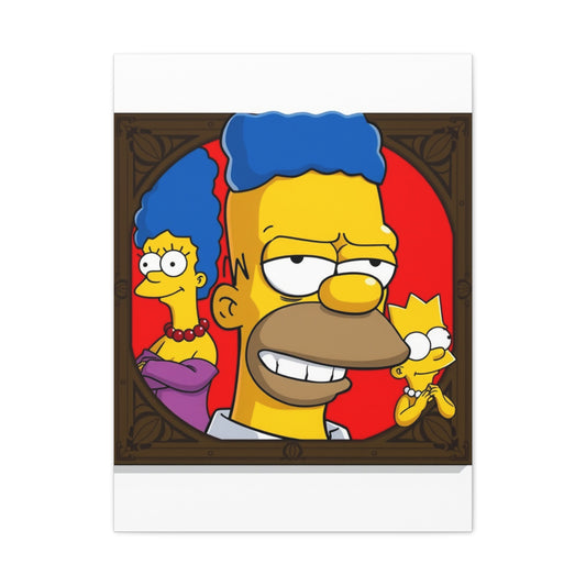 The Simpsons Art Canvas Art 4 Wall Art & Canvas Print