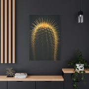 Golden Halo Cactus Sculpture Wall Art & Canvas Prints