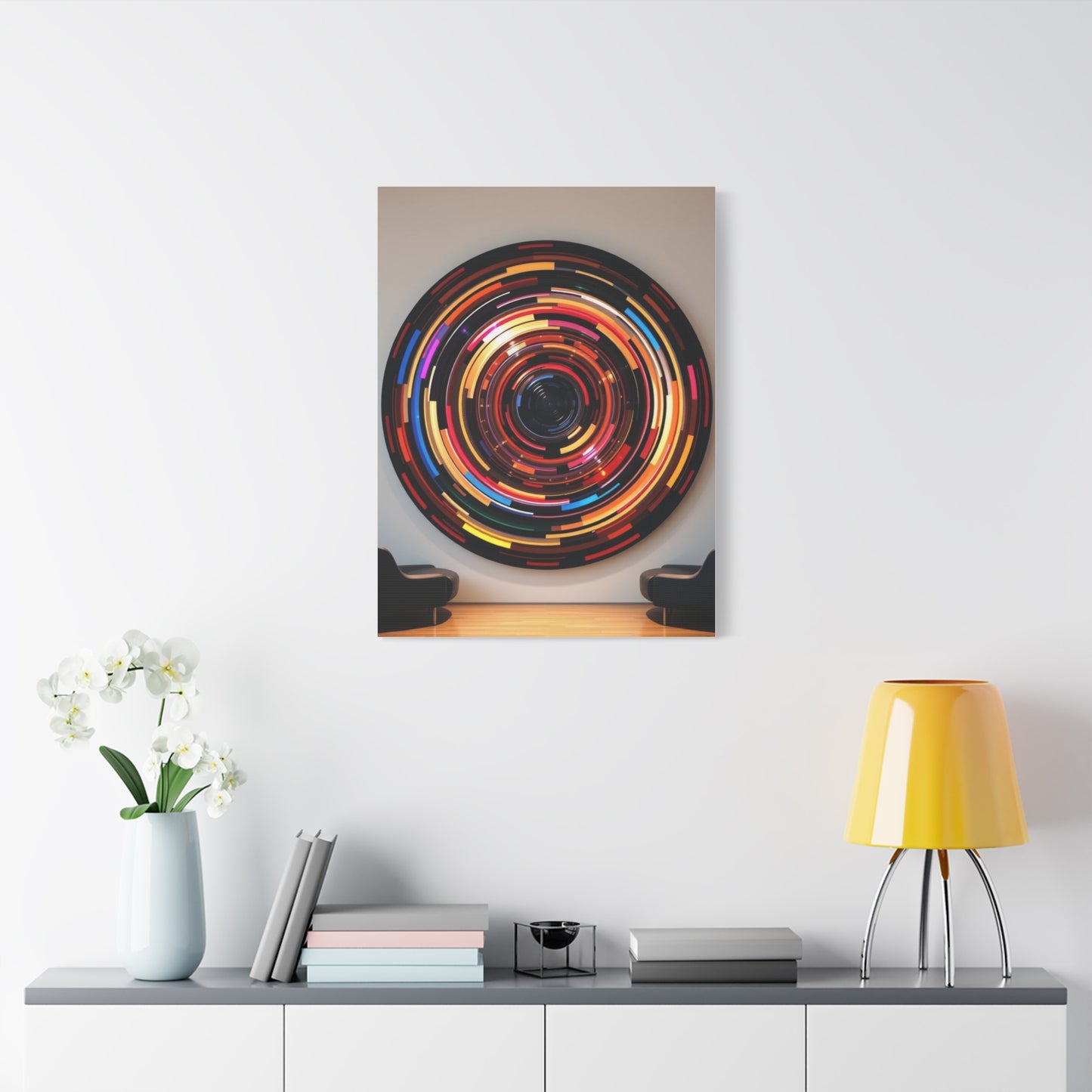 Supreme Circular Abstract Art Beautiful Collection Wall Art & Canvas Print