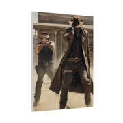 High Noon Gunslinger Showdown Wall Art & Canvas Print