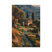 Tuscan Green Olive Grove Landscape Wall Art & Canvas Print