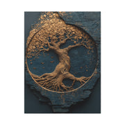 Gold Tree of Life Relief Wall Art & Canvas Print