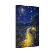 John 8:12 Lantern Path Scripture Wall Art & Canvas Print
