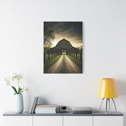 Symmetrical Drive-Through Barn Wall Art & Canvas Prints