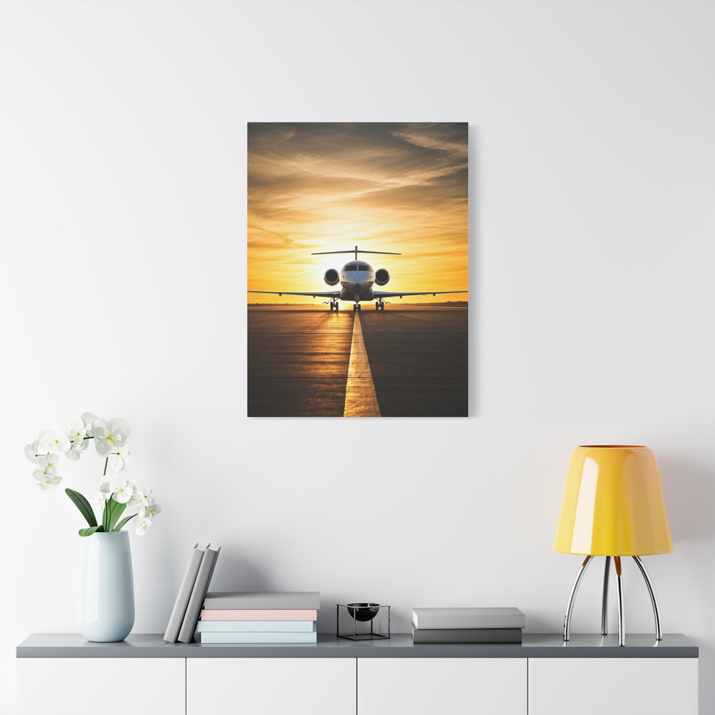 Runway Golden Departure Wall Art & Canvas Prints