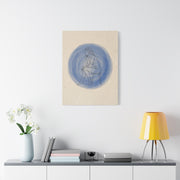 Minimal Thinker Line Art Composition Wall Art & Canvas Print