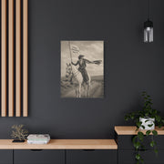 Frontier Equality Rider Portrait Scene Wall Art & Canvas Print